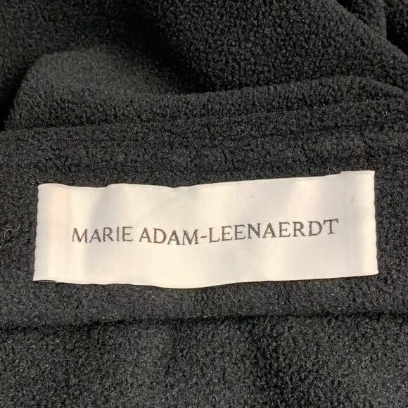 MARIE ADAM-LEENAERDT Size S Black Fleece 1/4 Zip Jacket - Picture 4 of 6